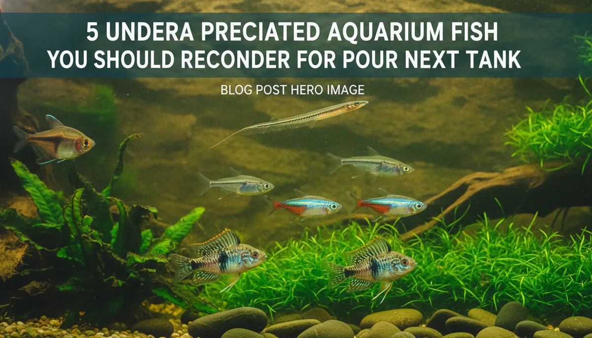 5 Underappreciated Aquarium Fish You Should Reconsider for Your Next Tank visual summary