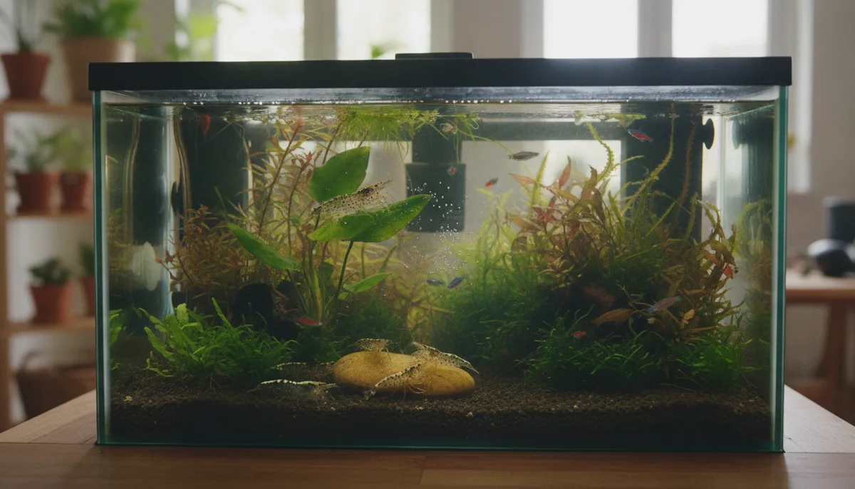 Amano Shrimp Care Guide: The Planted Tank’s Most Industrious Algae Eater visual summary