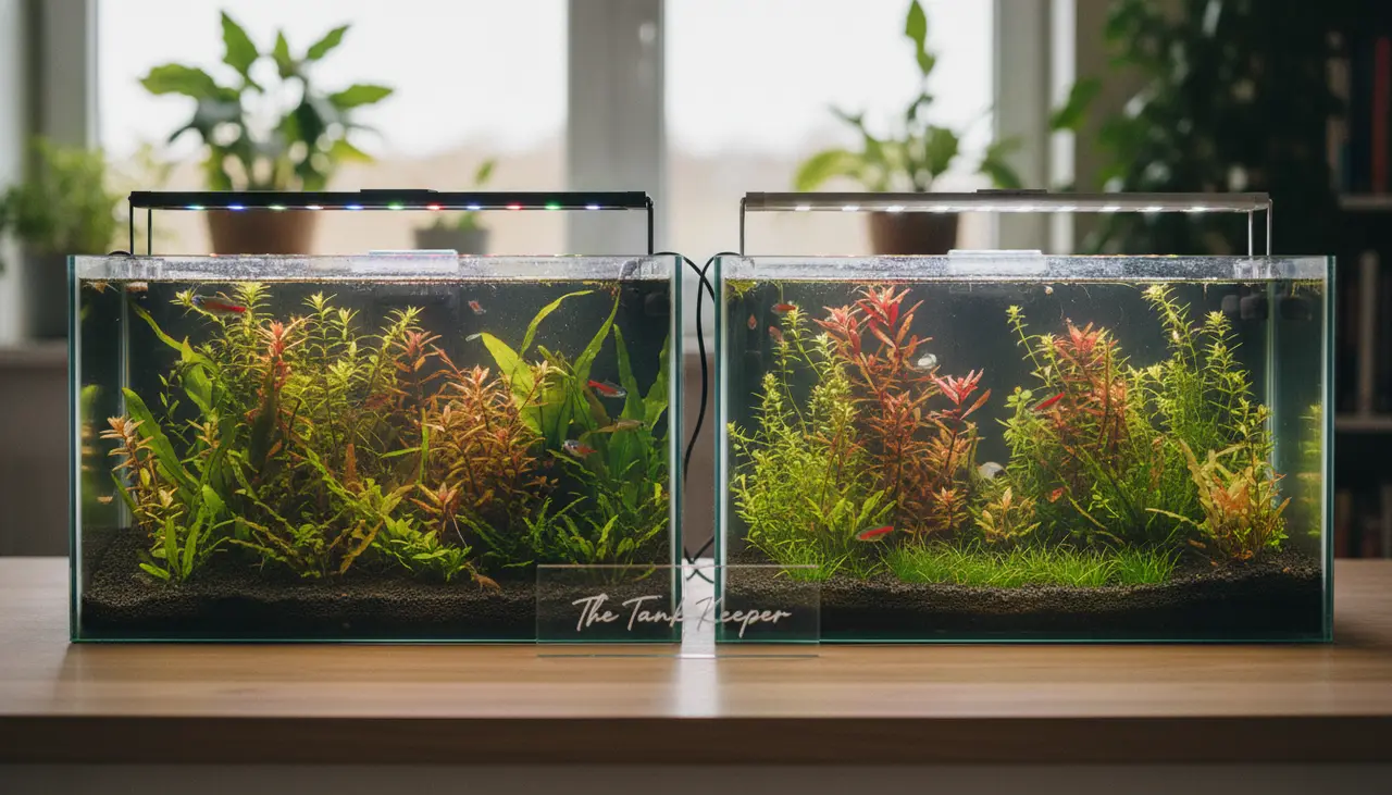 Best LED Aquarium Lighting for Planted Tanks: Budget vs. Professional Grade visual summary