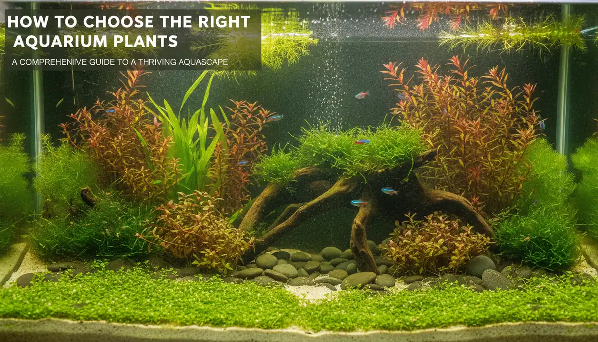 How to Choose the Right Aquarium Plants: A Comprehensive Guide to a Thriving Aquascape visual summary