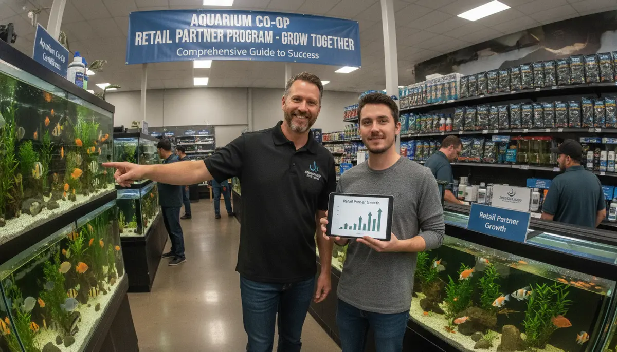 Maximizing Success for Local Fish Stores: A Comprehensive Guide to the Aquarium Co-Op Retail Partner Program visual summary