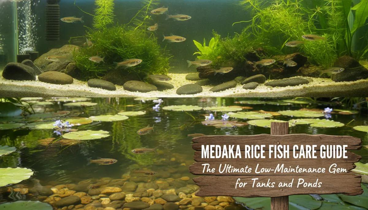 Medaka Rice Fish Care Guide: The Ultimate Low-Maintenance Gem for Tanks and Ponds visual summary
