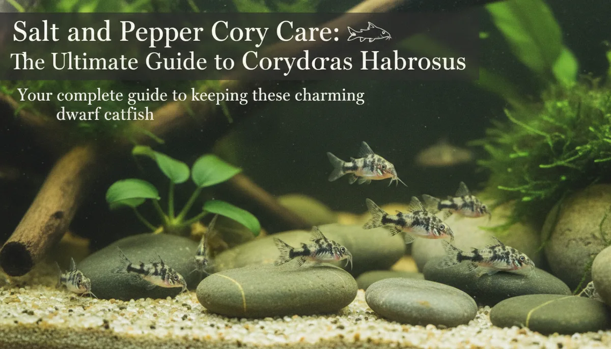 Salt and Pepper Cory Care: The Ultimate Guide to Corydoras Habrosus visual summary