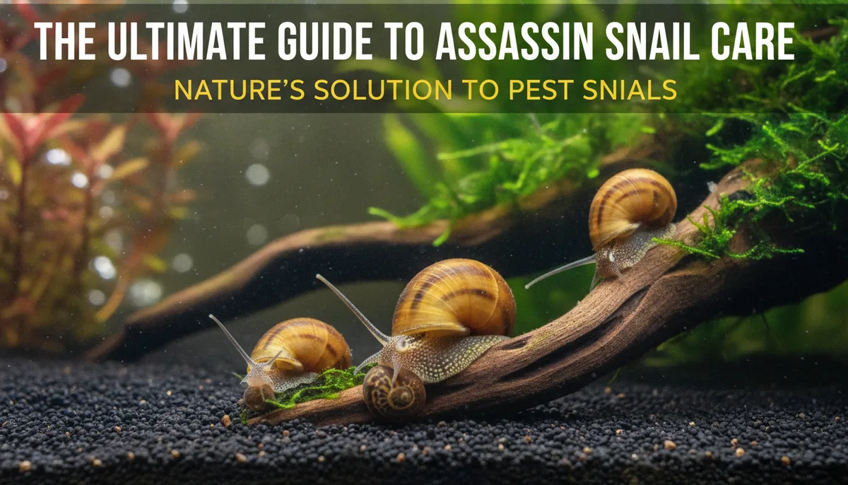 The Ultimate Guide to Assassin Snail Care: Nature’s Solution to Pest Snails visual summary