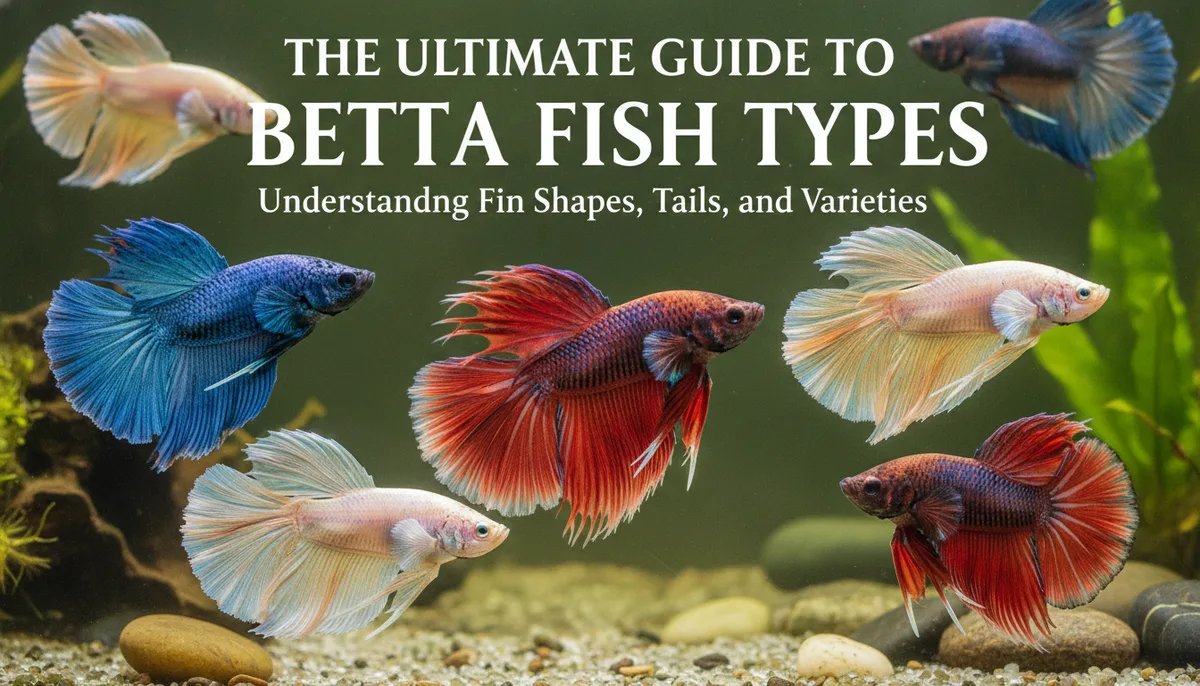 The Ultimate Guide to Betta Fish Types: Understanding Fin Shapes, Tails, and Varieties visual summary