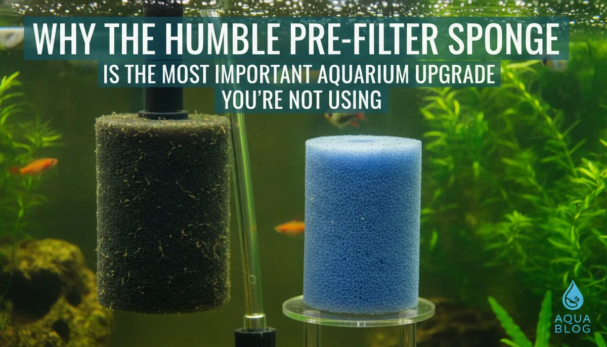 Why the Humble Pre-Filter Sponge is the Most Important Aquarium Upgrade You’re Not Using visual summary