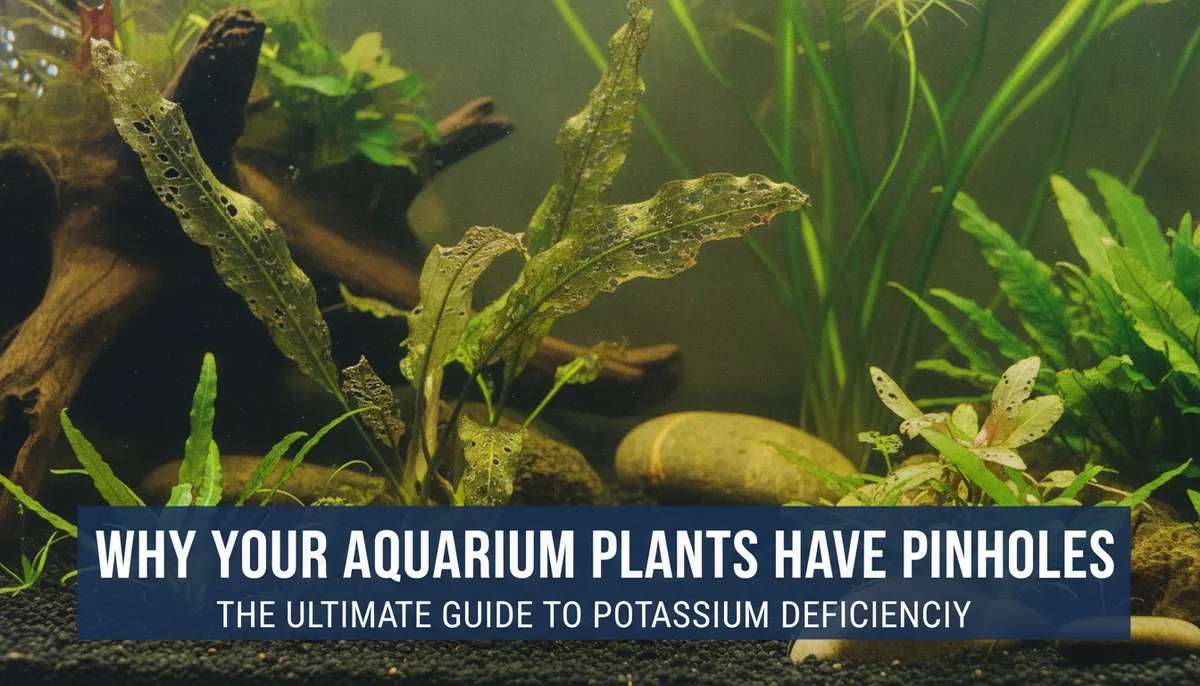 Why Your Aquarium Plants Have Pinholes: The Ultimate Guide to Potassium Deficiency visual summary